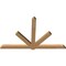 Ekena Millwork Kennewick Timber Gable Bracket, Western Red Cedar, 96"W x 60"H x 3 1/2"D x 5 1/2"F, 15/12 Pitch GBW096X60X0406KEN00SWR - alternate 5